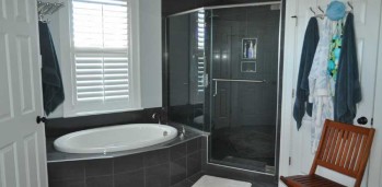 New Home Master Bathroom - SF Ballou Construction Company
